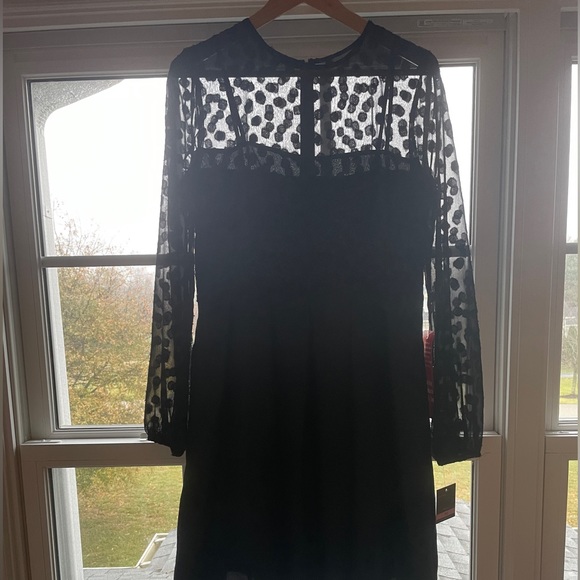 Holiday new years NWT Taylor black dress with pockets! - Picture 10 of 17